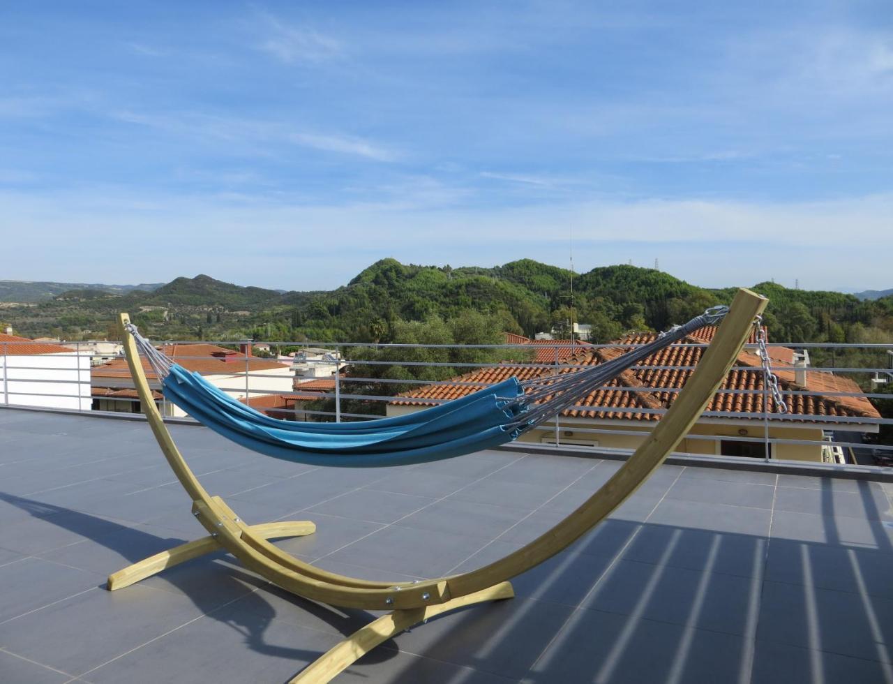 Leonidaion Guesthouse Ancient Olympia Exteriér fotografie Hammock on a stand